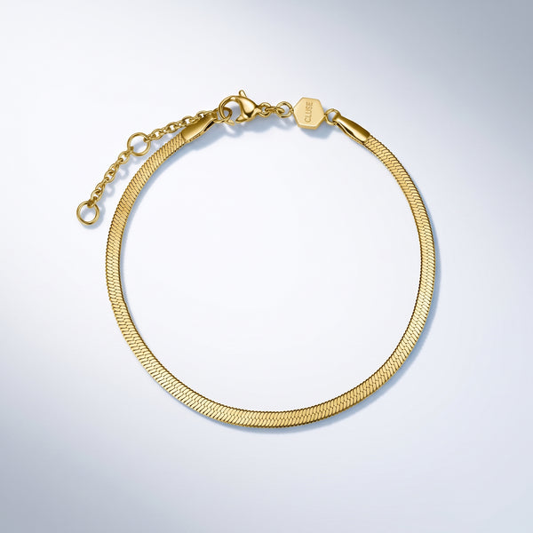 Bracciale Snake Piatto Oro 18K