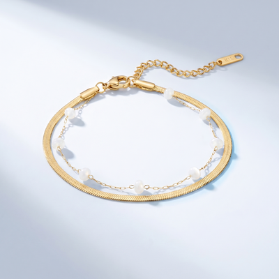 Cavigliera Snake Chain Oro 18K