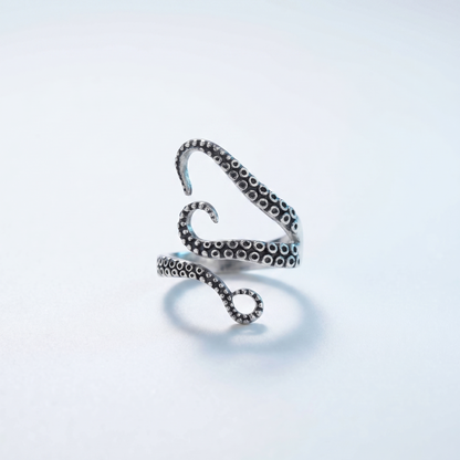 Anello Octopus Statement Oro 18K waterproof anti-allergico UpperEast Jewels