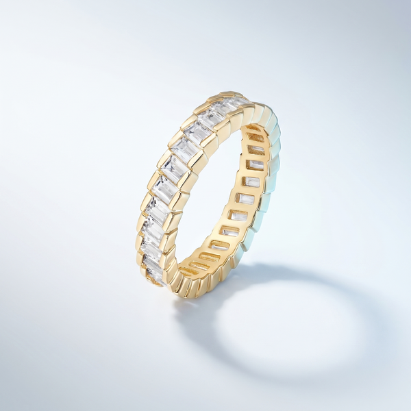 Anello Eternity Princess Oro 18K