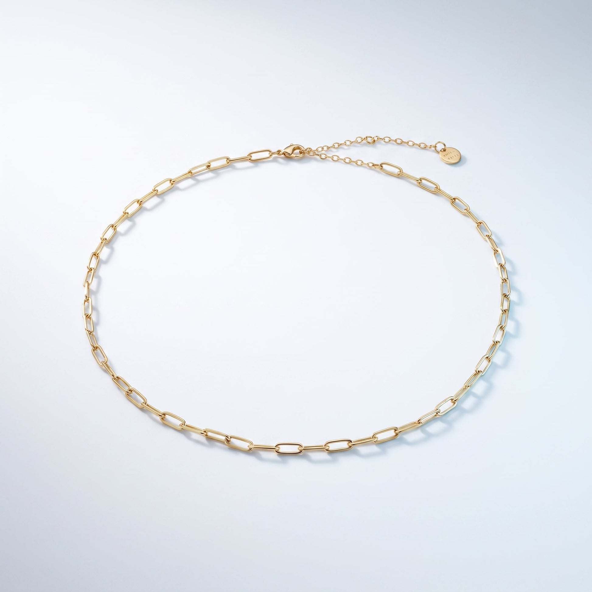 Collana Paperclip Oro 18K