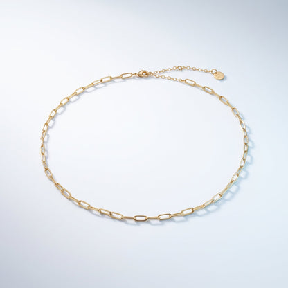 Collana Paperclip Oro 18K