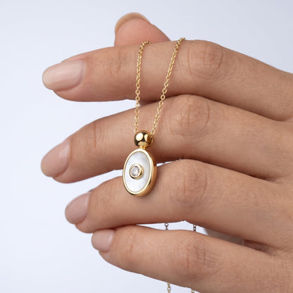 Collana Occhio Greco Oro 18K