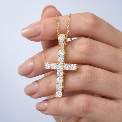 Collana Croce Mini Oro 18K