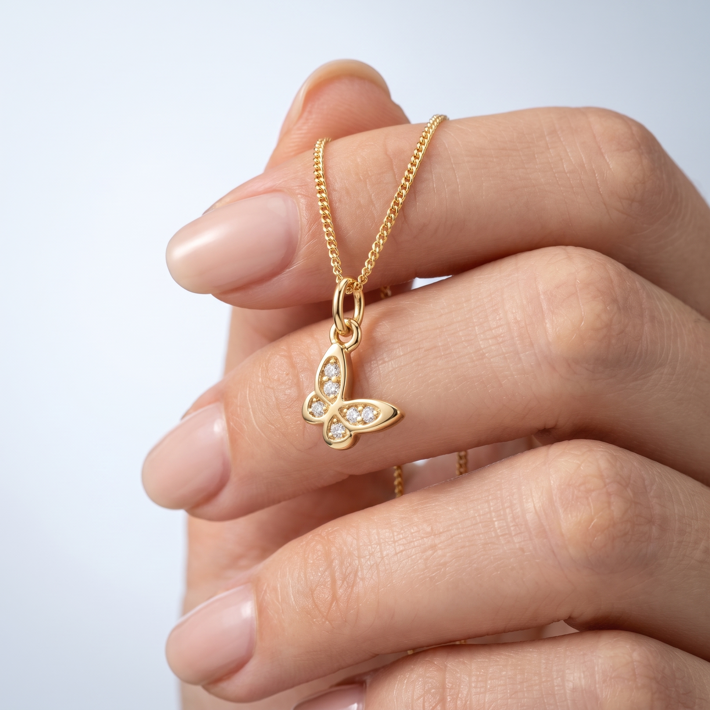 Collana Farfalla Oro 18K