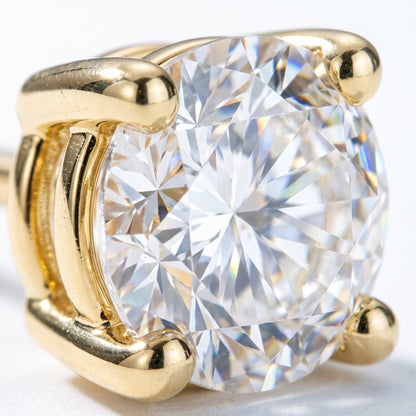 Orecchini Punto Luce CZ Oro 18K