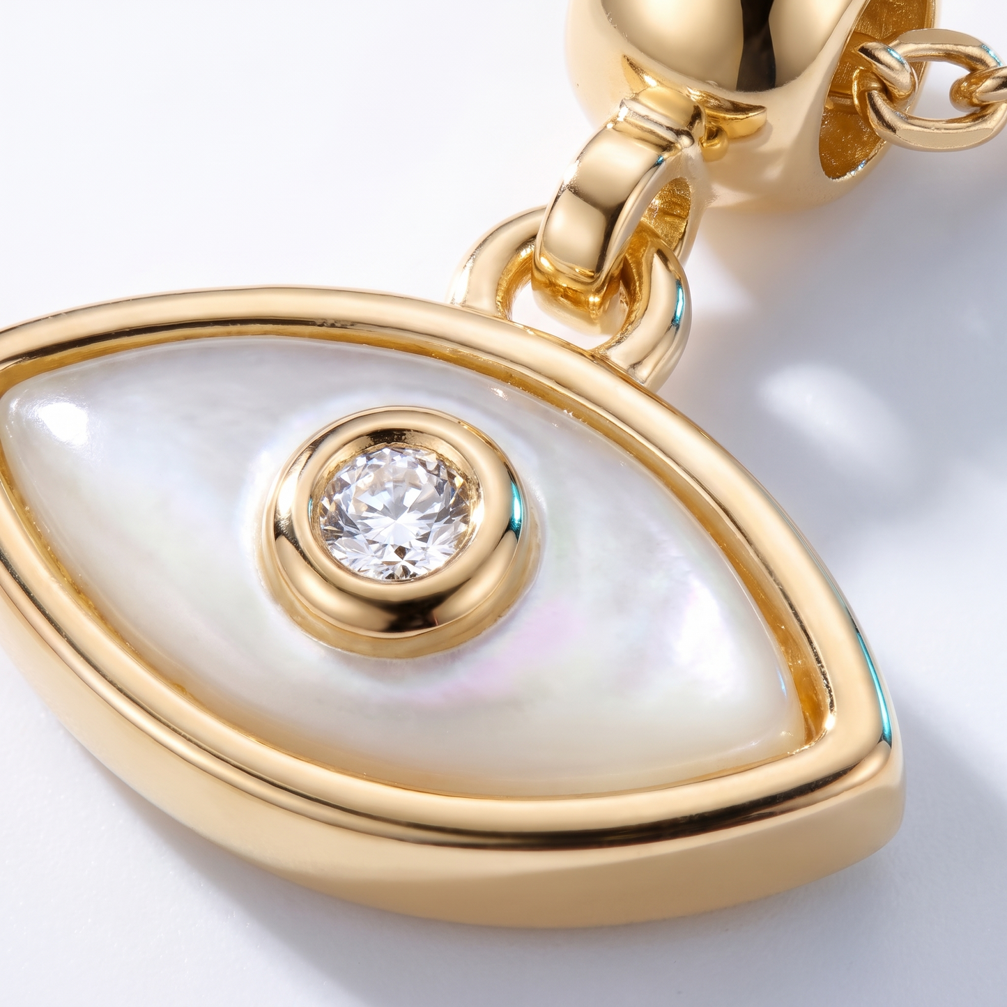 Collana Occhio Greco Oro 18K