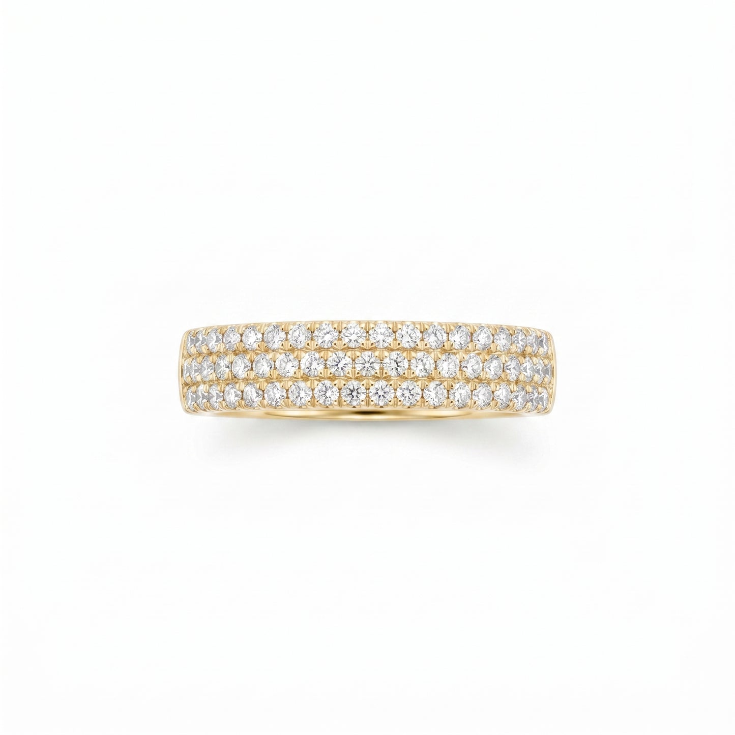 Anello Cleo Midi Oro 18K - vista dall'alto top-down - UpperEast Jewels