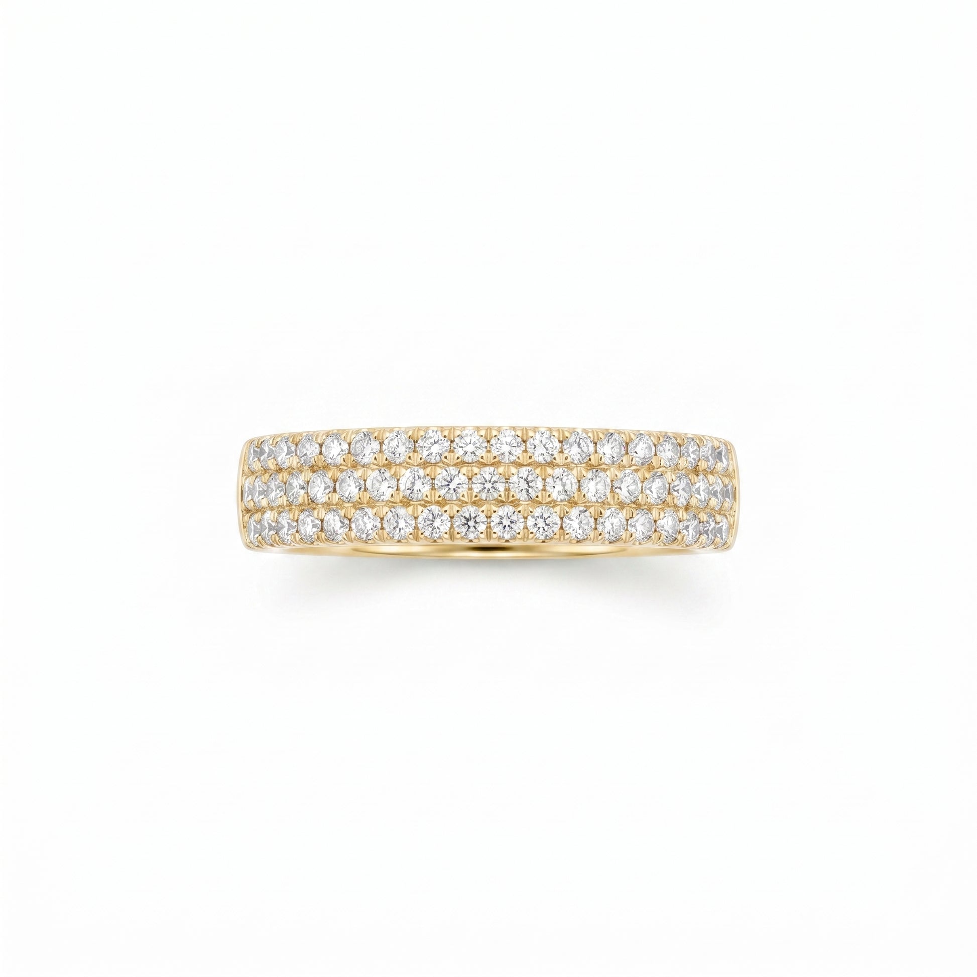 Anello Cleo Midi Oro 18K - vista dall'alto top-down - UpperEast Jewels