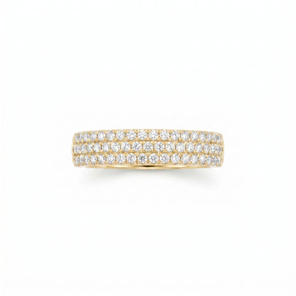 Anello Cleo Midi Oro 18K - vista dall'alto top-down - UpperEast Jewels