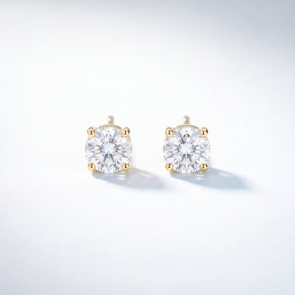 Orecchini Punto Luce CZ Oro 18K
