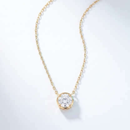 Pendente Solitaire Mini Oro 18K - confezione regalo UpperEast - UpperEast Jewels