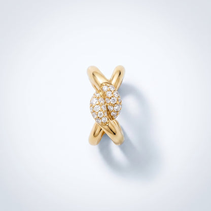 Ear Cuff Twist Oro 18K