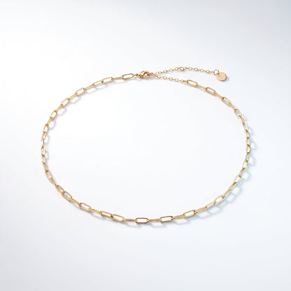 Collana Paperclip Oro 18K