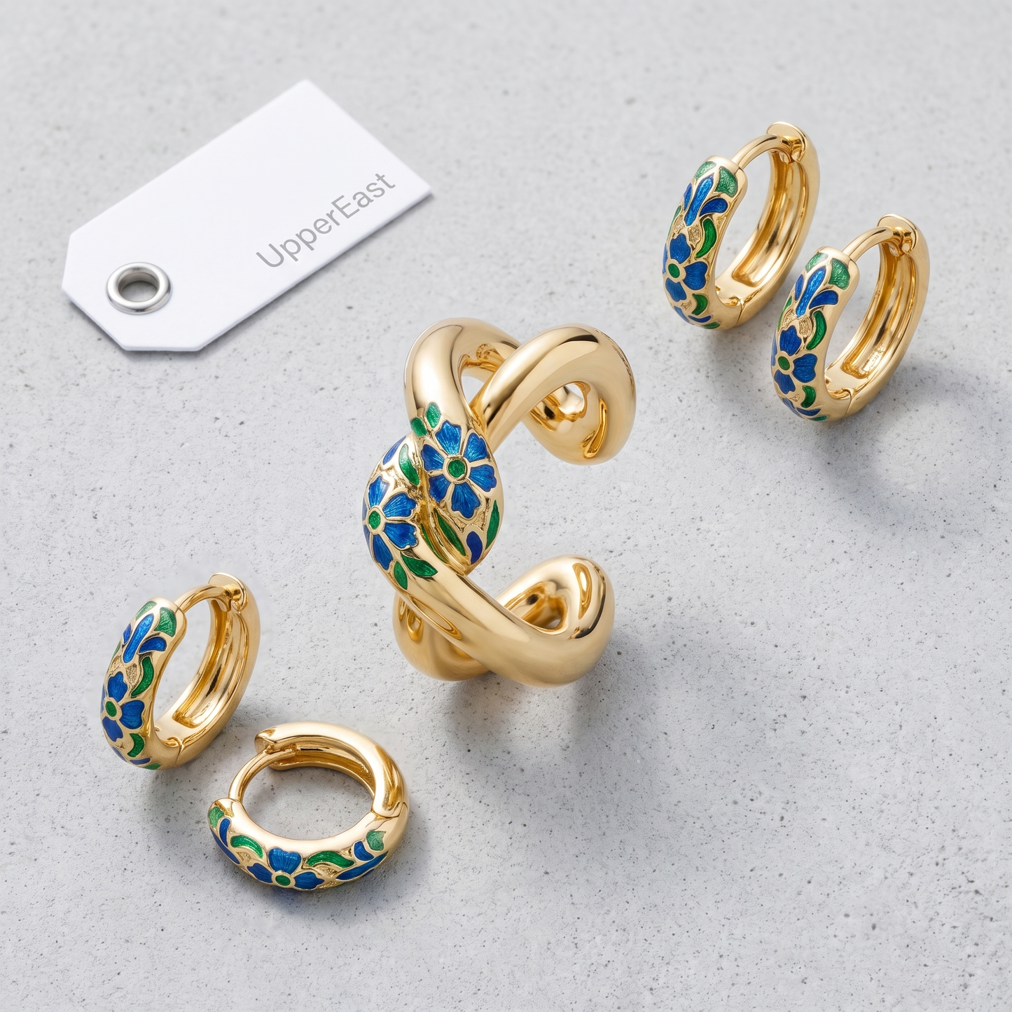 Ear Cuff Twist Oro 18K