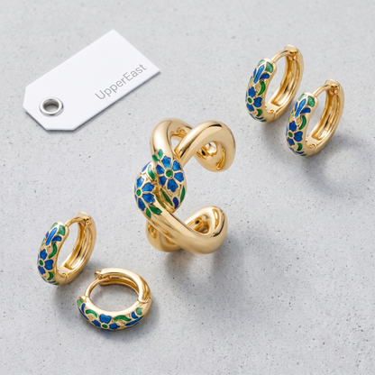 Ear Cuff Twist Oro 18K