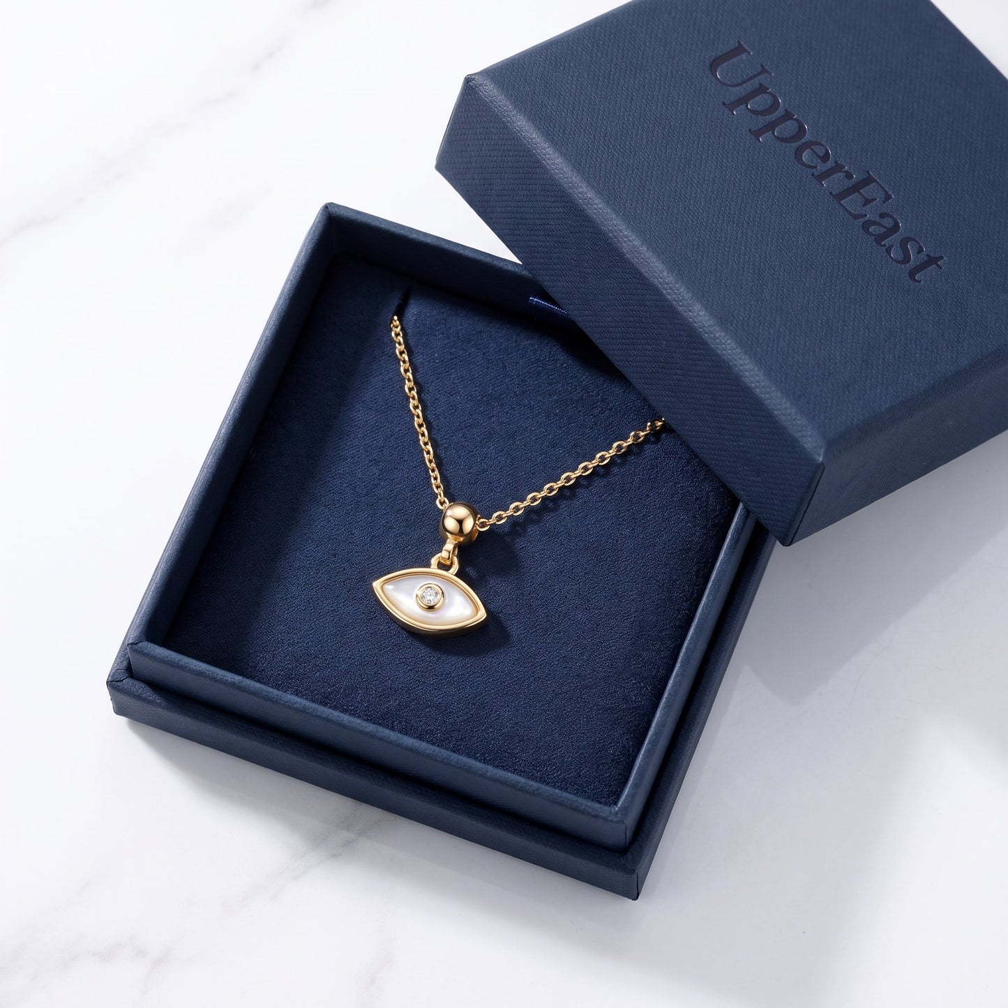 Collana Occhio Greco Oro 18K
