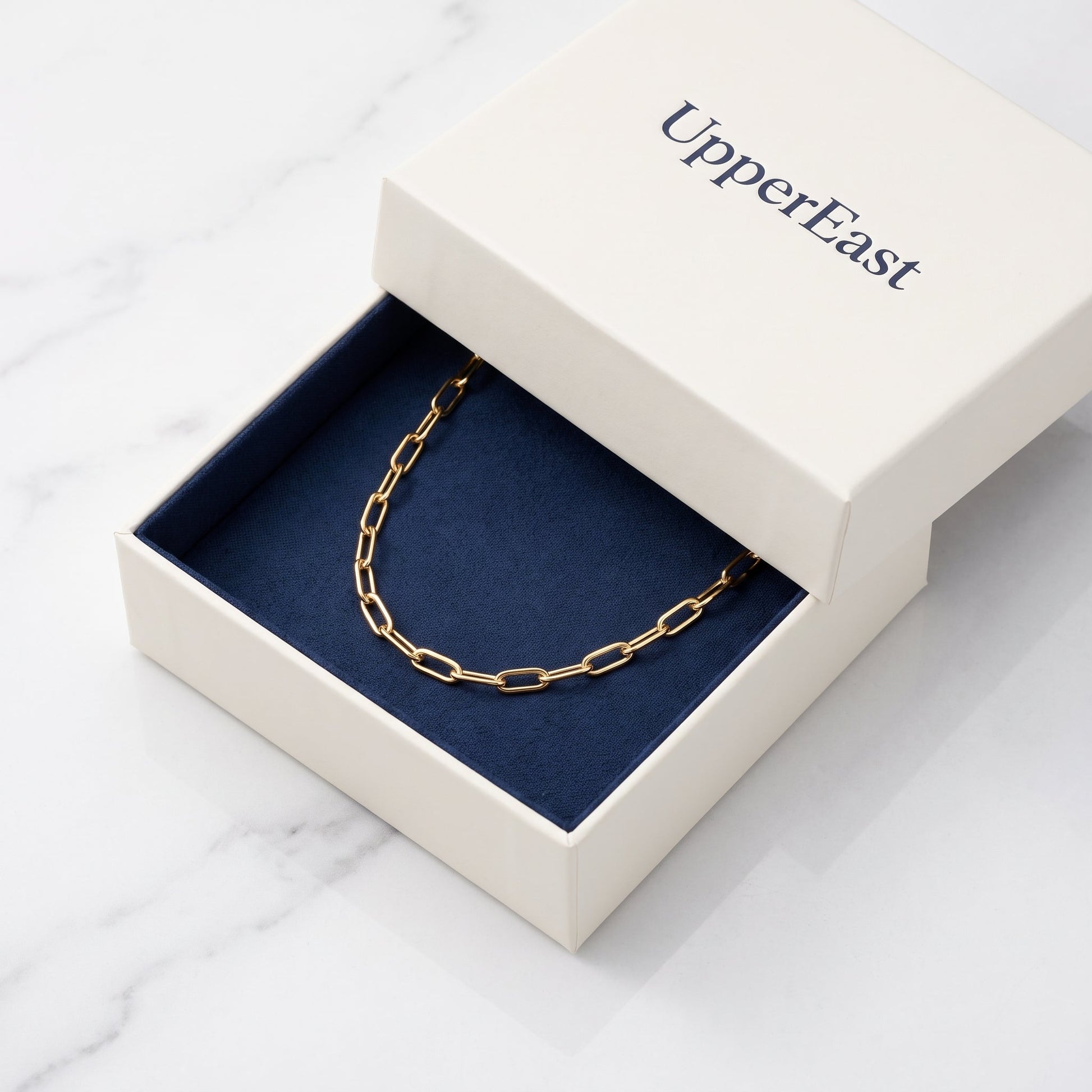 Collana Paperclip Oro 18K