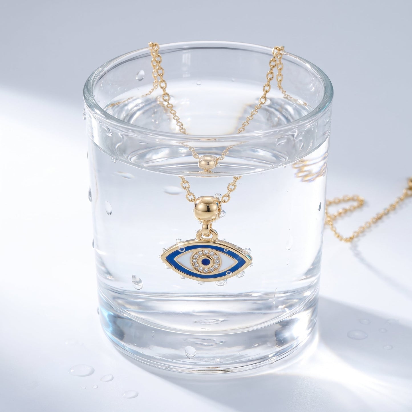Collana Occhio Greco Oro 18K