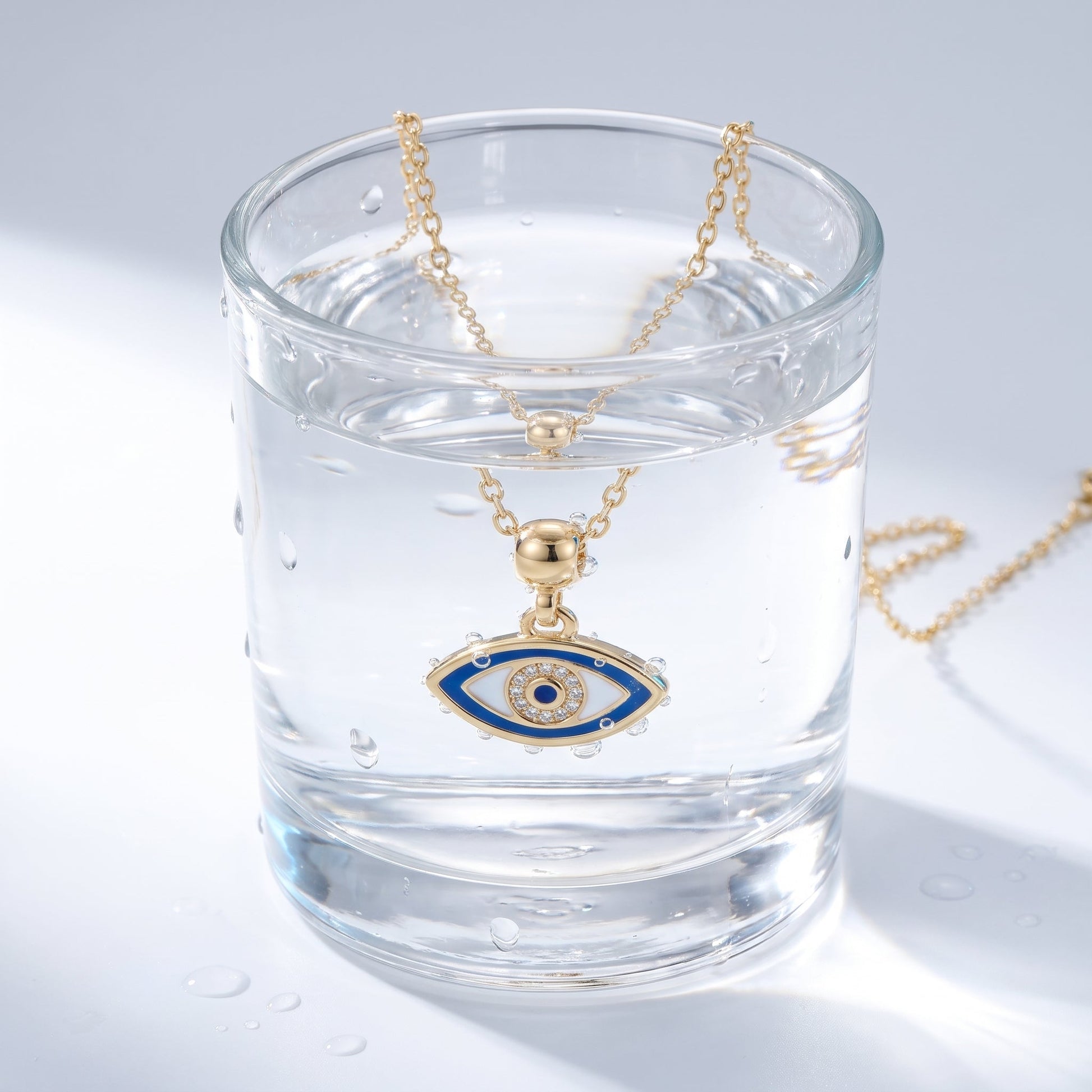 Collana Occhio Greco Oro 18K