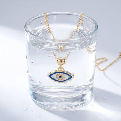 Collana Occhio Greco Oro 18K