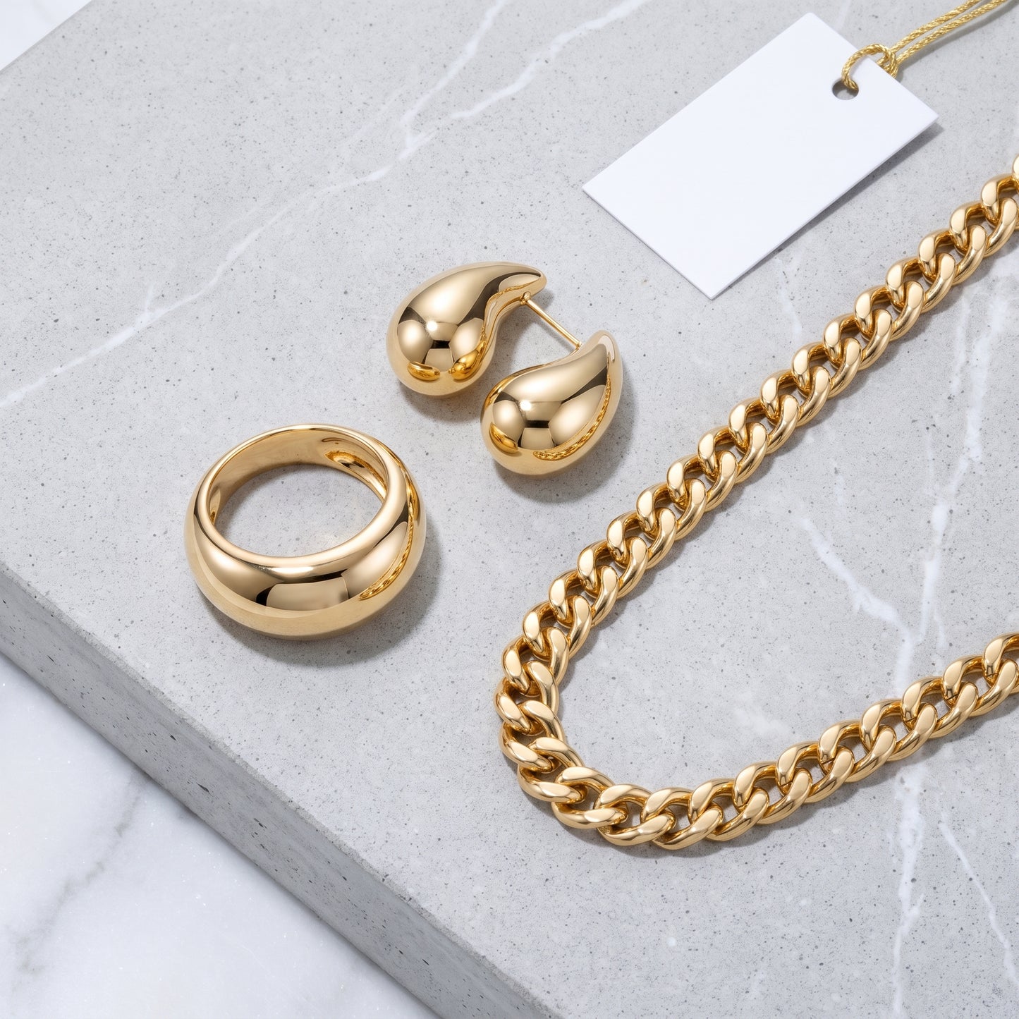 Anello Dome Bombato Oro 18K