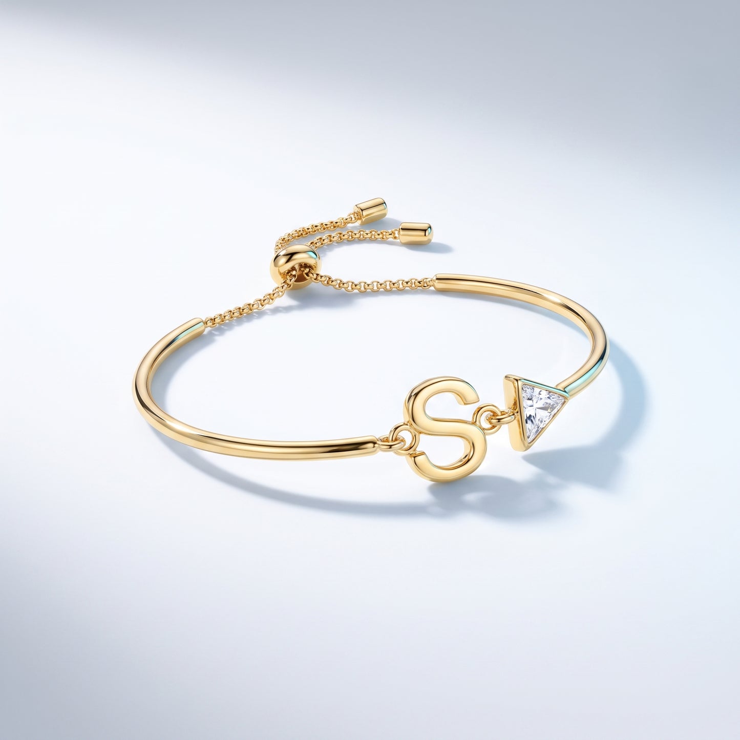Bracciale Iniziale Lettera Oro 18K
