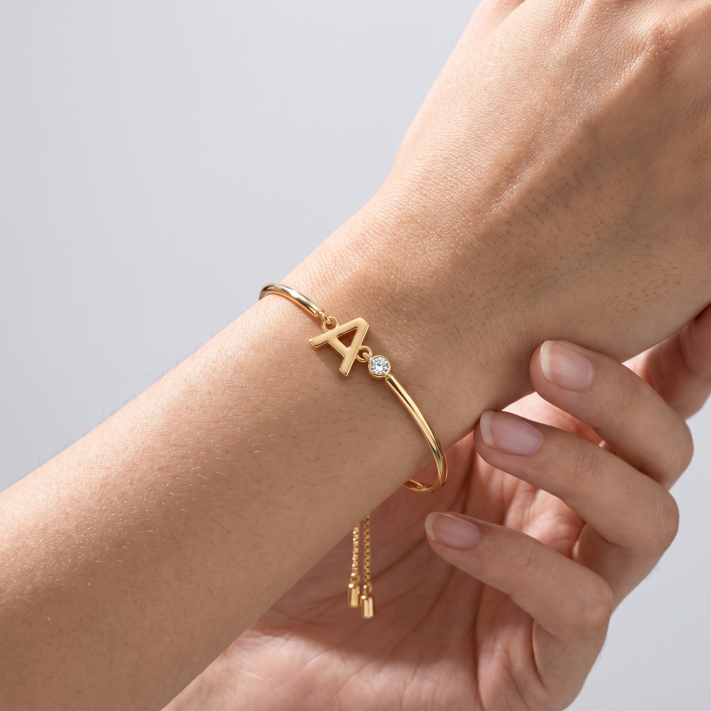 Bracciale Iniziale Lettera Oro 18K