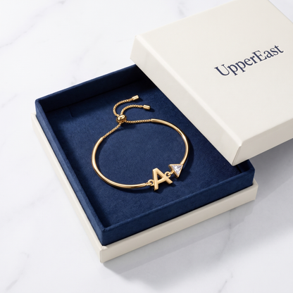 Bracciale Iniziale Lettera Oro 18K