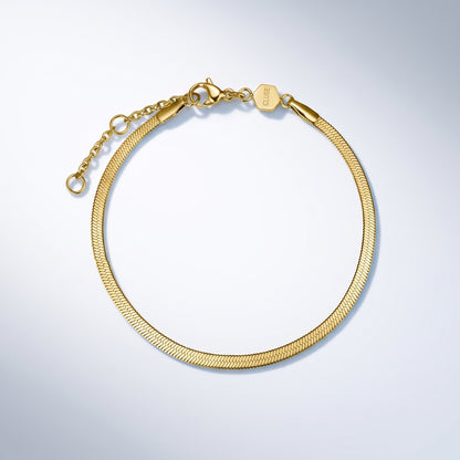Bracciale Snake Piatto Oro 18K