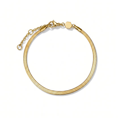 Bracciale Snake Piatto Oro 18K
