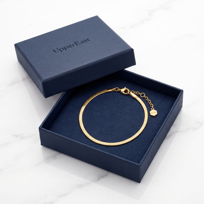Bracciale Snake Piatto Oro 18K