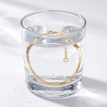 Bracciale Snake Piatto Oro 18K