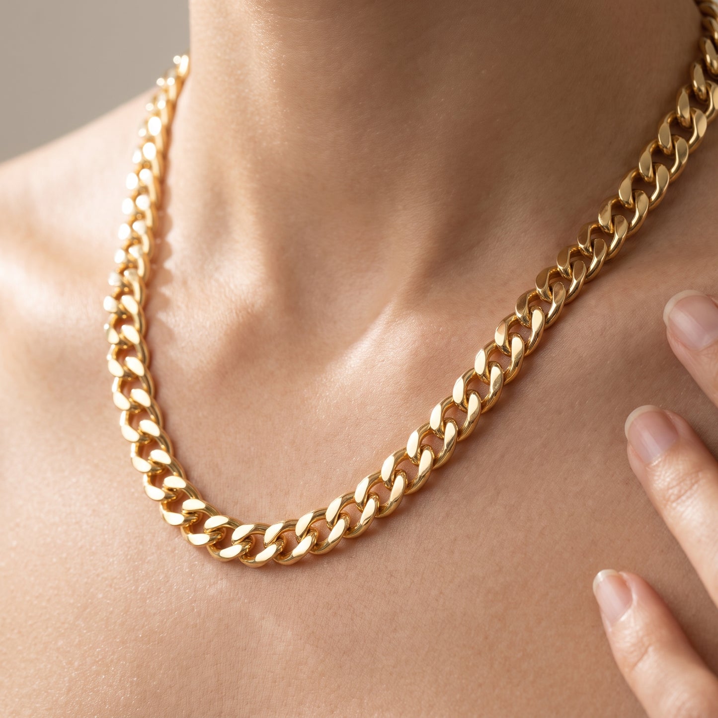 Collana Groumette Chunky Oro 18K