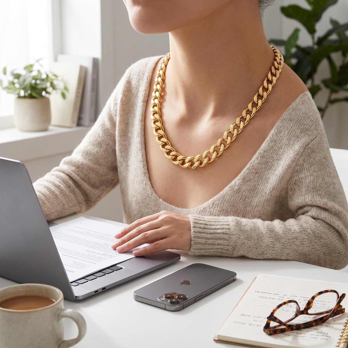 Collana Groumette Chunky Oro 18K