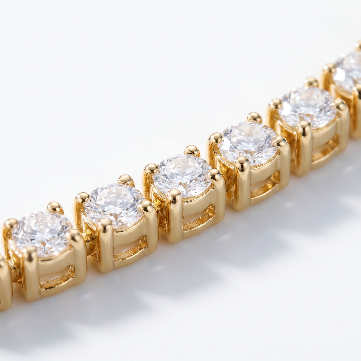 Collana Tennis Zirconi Oro 18K