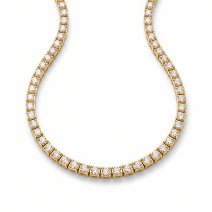Collana Tennis Zirconi Oro 18K