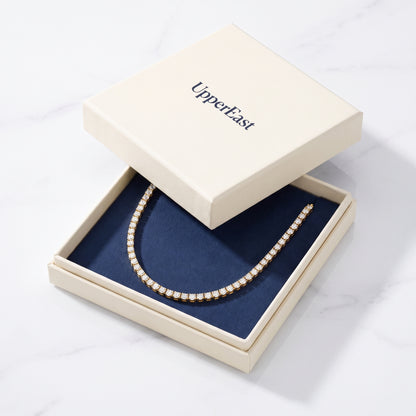 Collana Tennis Zirconi Oro 18K