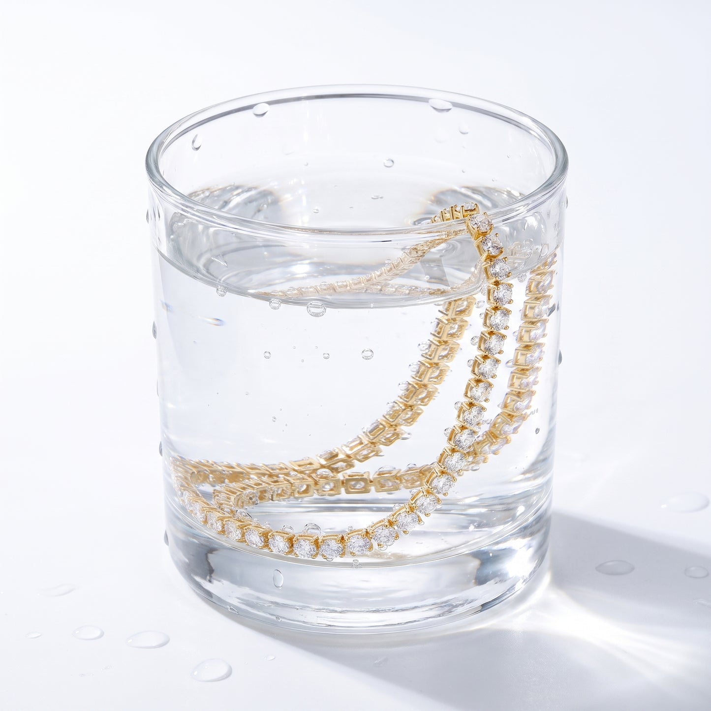 Collana Tennis Zirconi Oro 18K