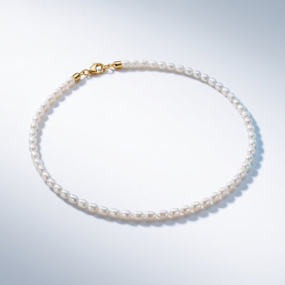 Collana Girocollo di Perle Oro 18K