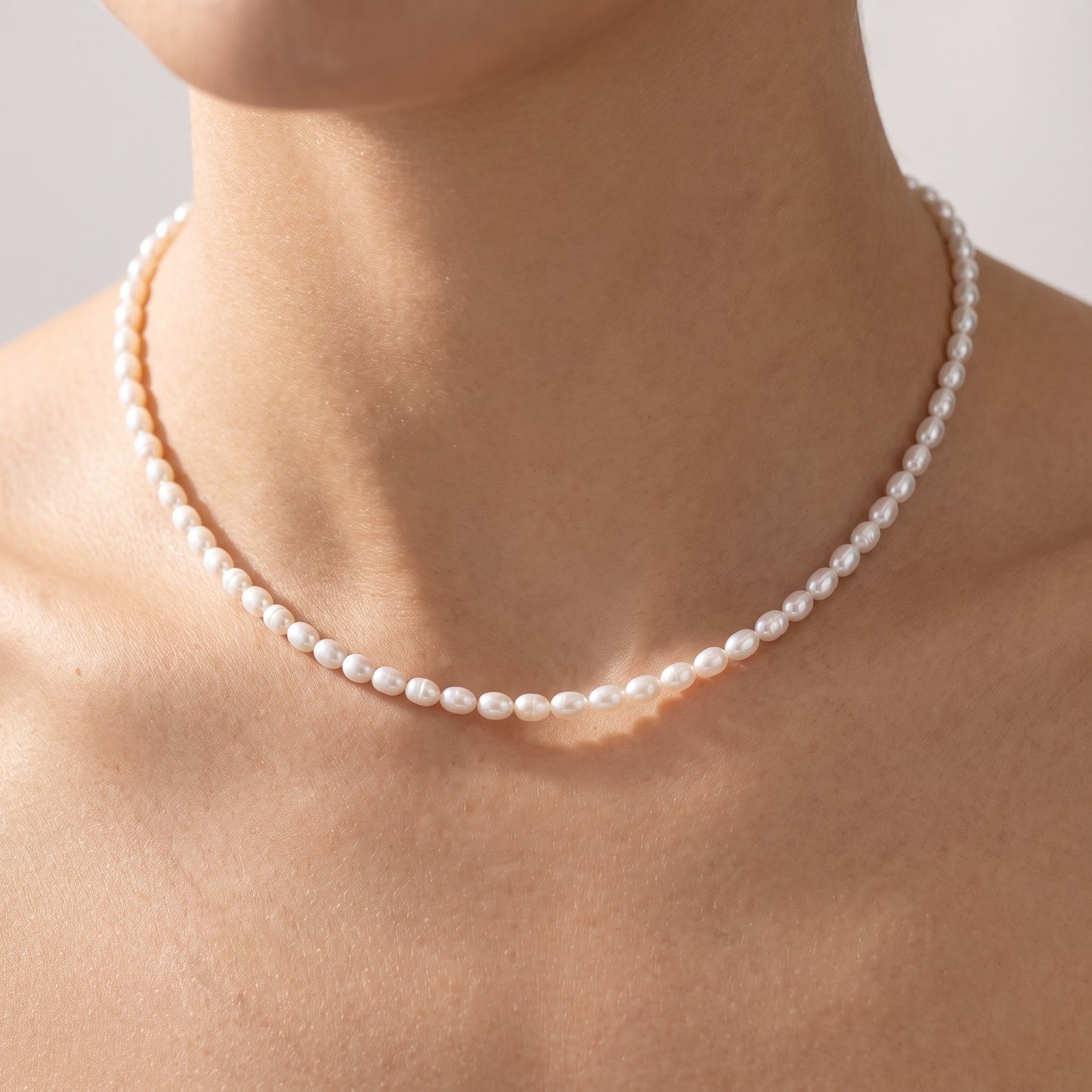 Collana Girocollo di Perle Oro 18K