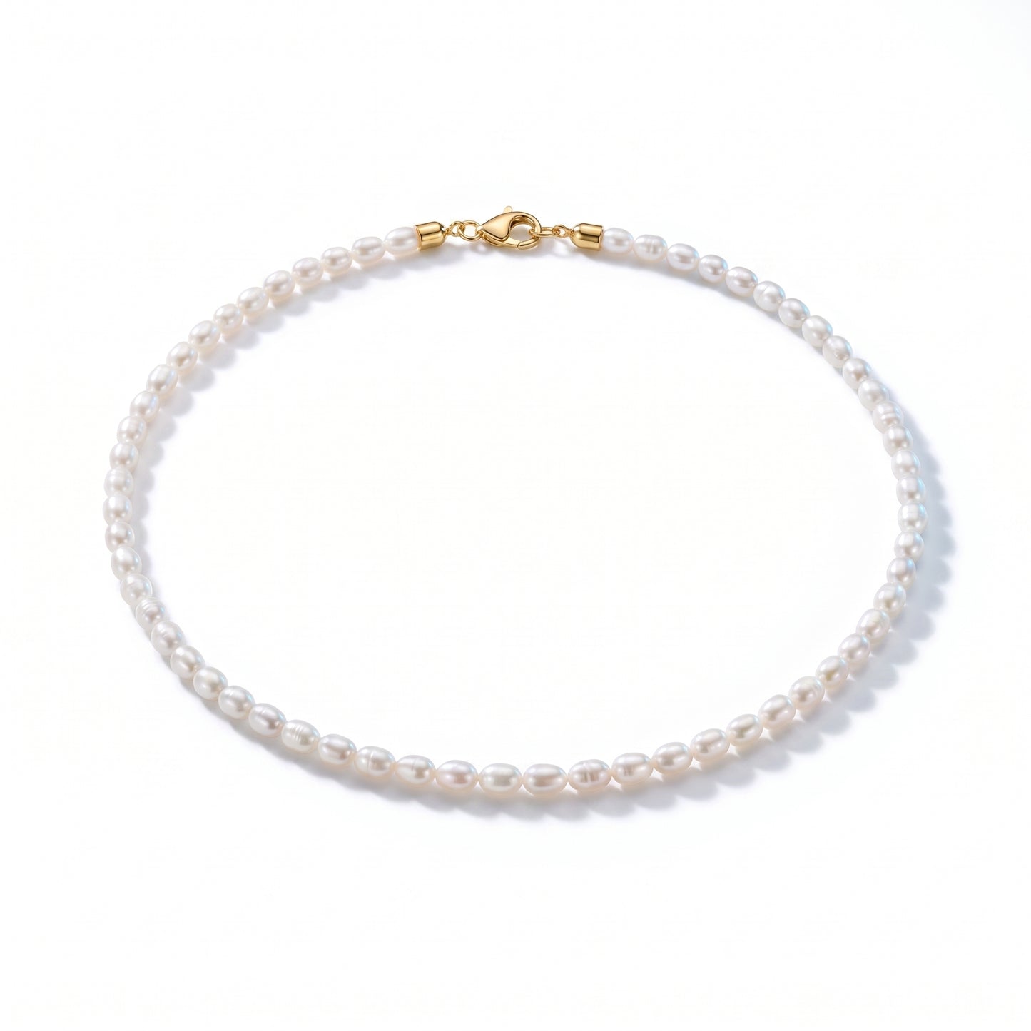 Collana Girocollo di Perle Oro 18K