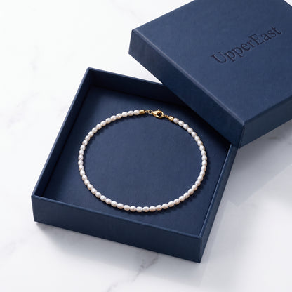 Collana Girocollo di Perle Oro 18K