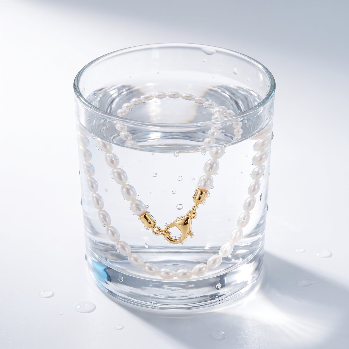 Collana Girocollo di Perle Oro 18K
