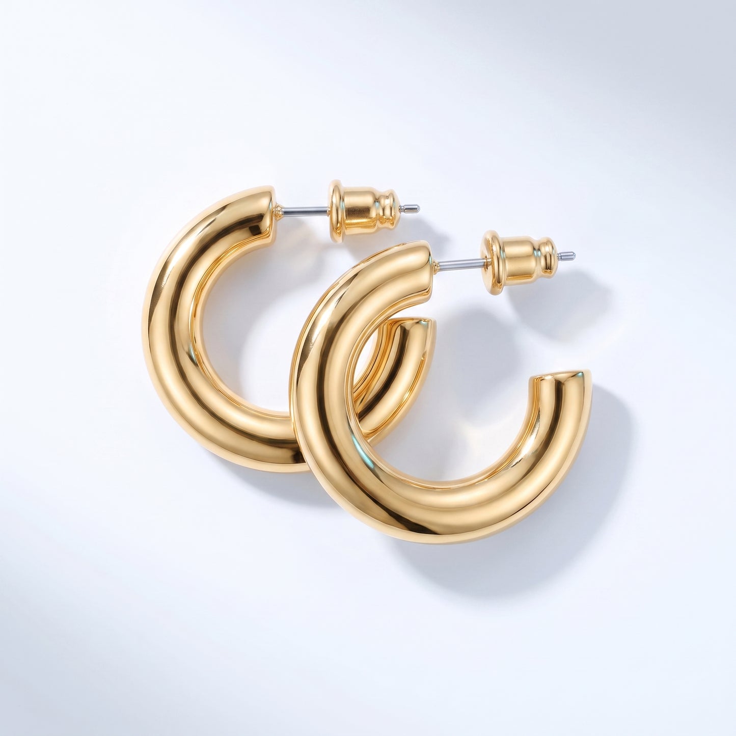 Orecchini Cerchio Chunky Oro 18K