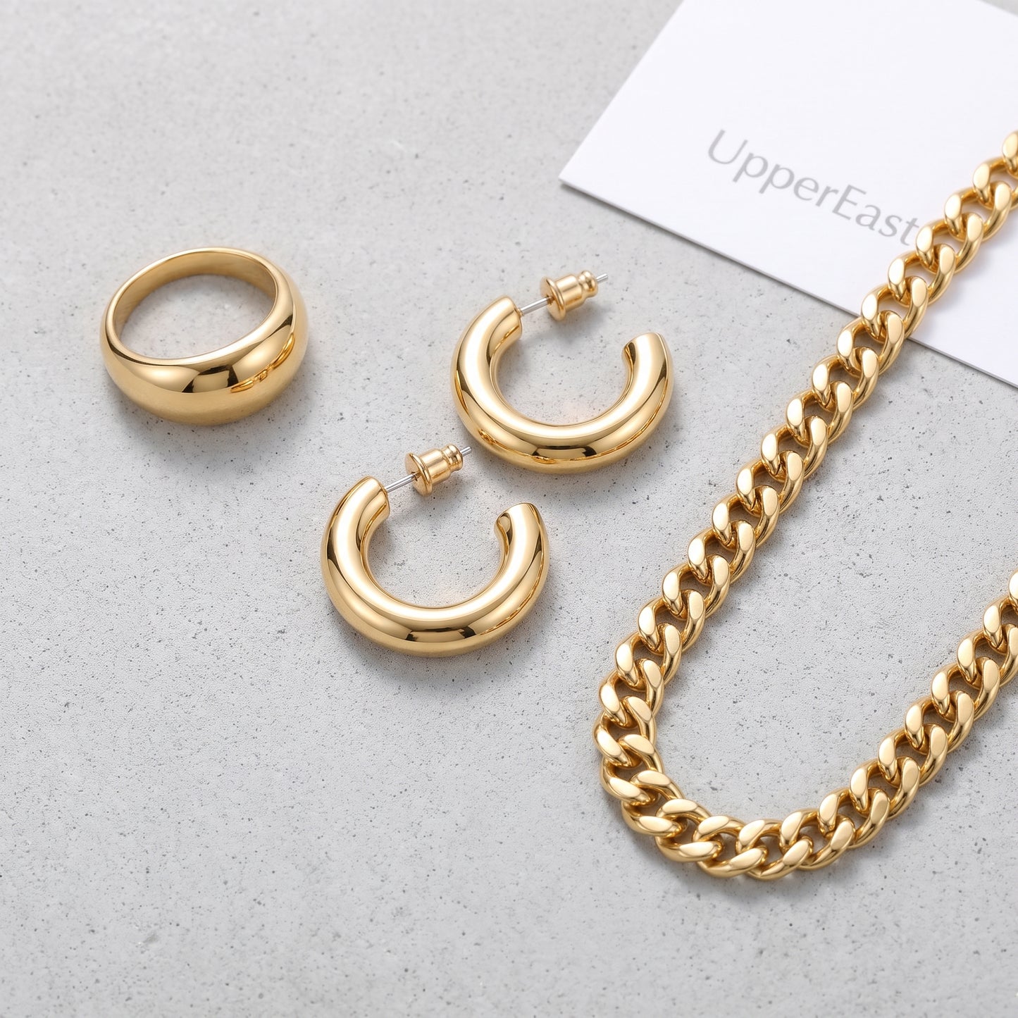 Orecchini Cerchio Chunky Oro 18K