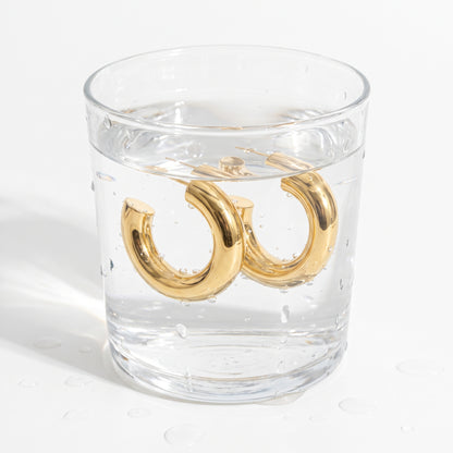 Orecchini Cerchio Chunky Oro 18K