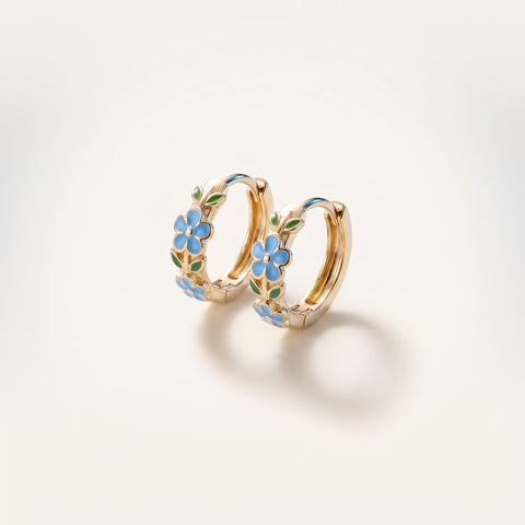 Pendientes Aro Flor