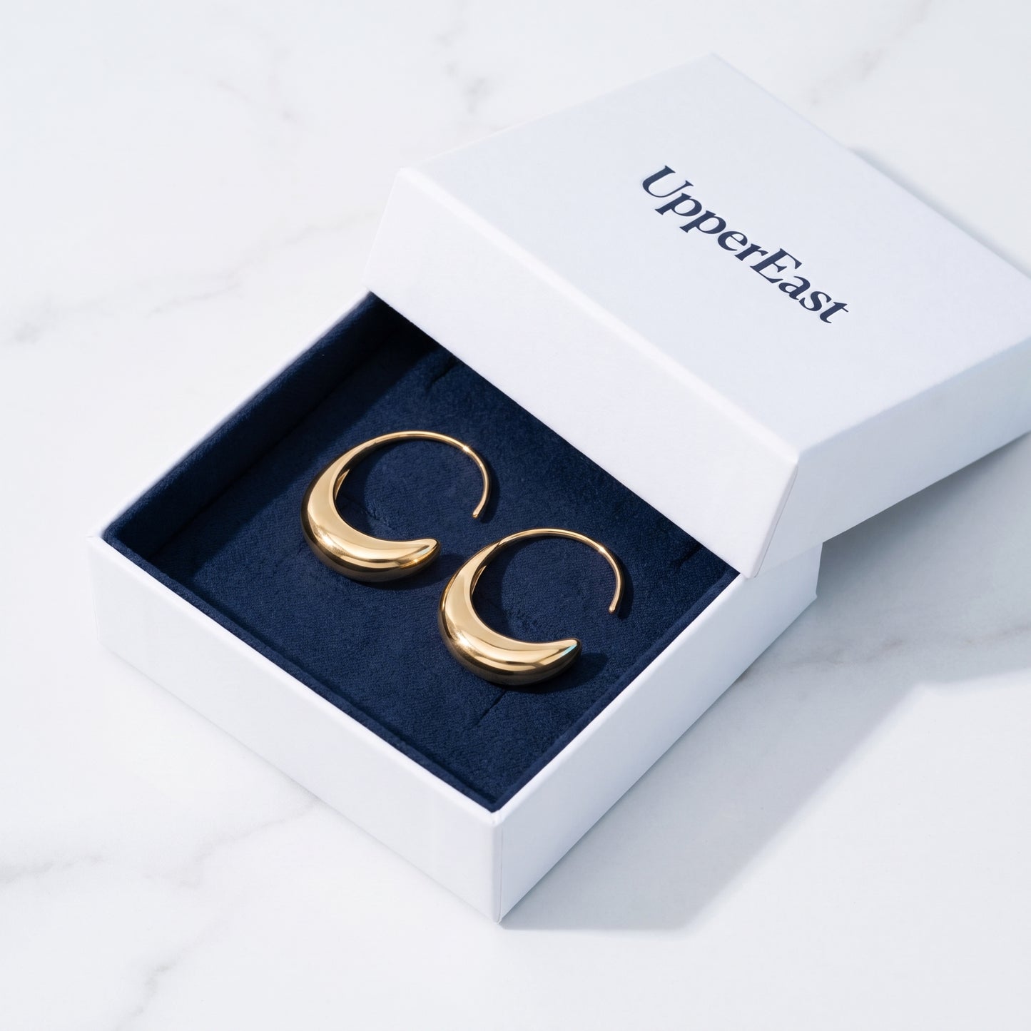 Orecchini Ovali Infinity Oro 18K