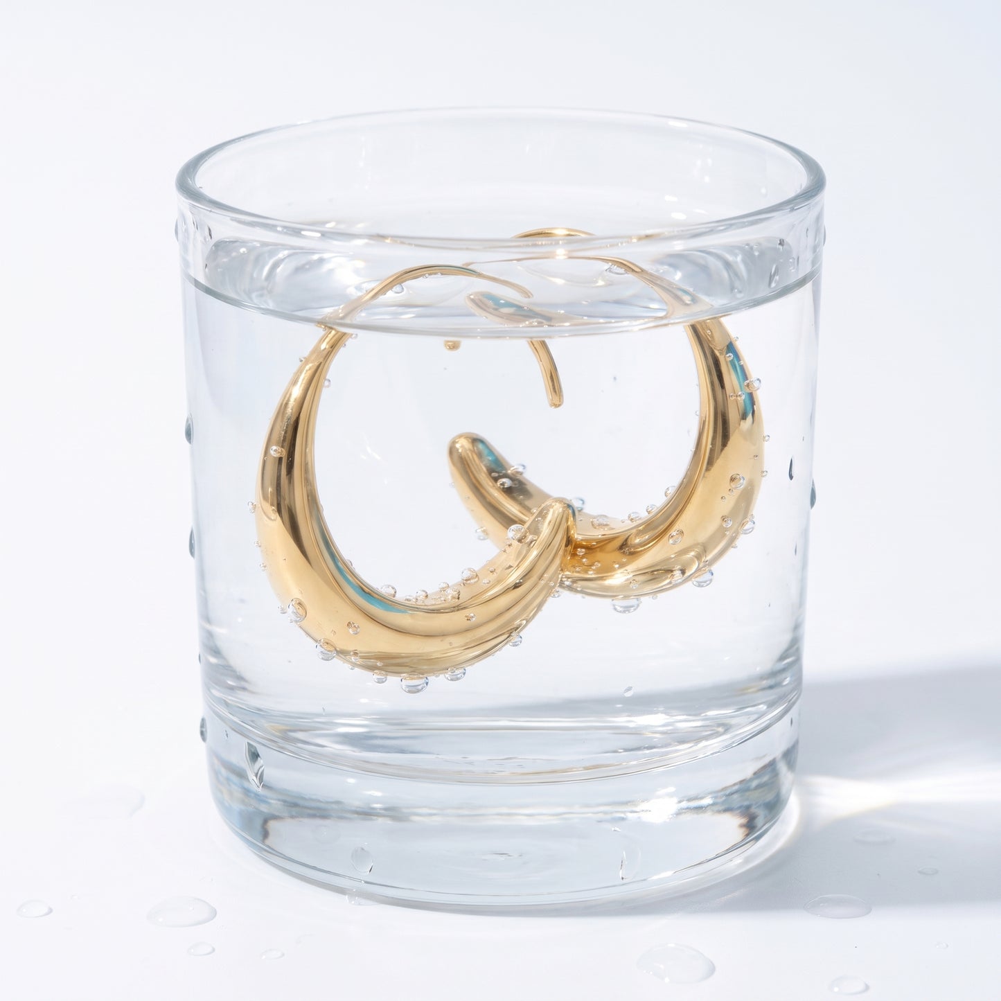 Orecchini Ovali Infinity Oro 18K